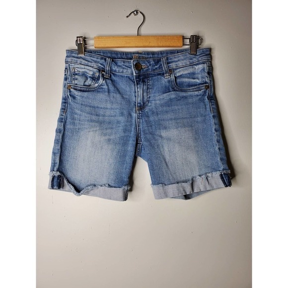 Kut from the Kloth Tarun Roll Cuff Short Sz 4 - Picture 8 of 15